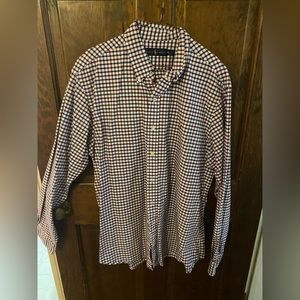 Ralph Lauren Blue and Red Plaid Long Sleeve Button Down